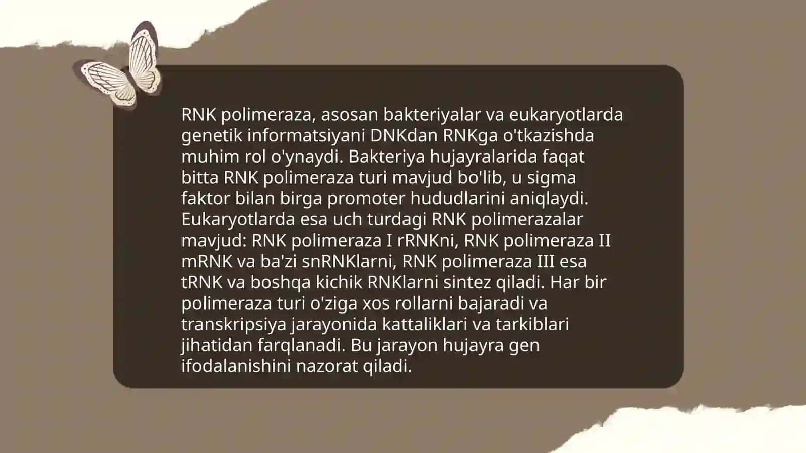 Oqsil biosintez jarayoni 4