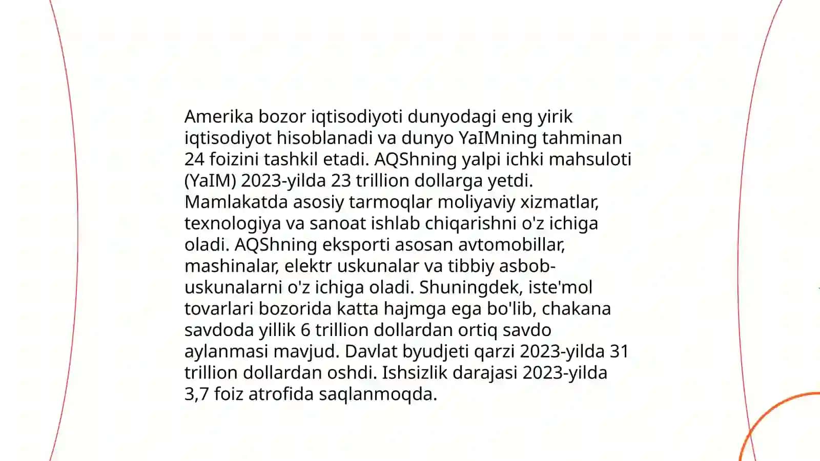 Amerika iqtisodiyoti 4