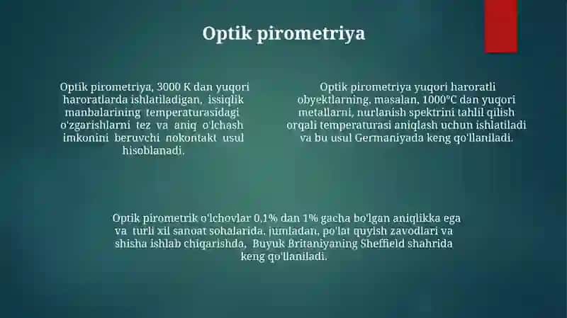 Kompton effekti.Optik priometriya 4
