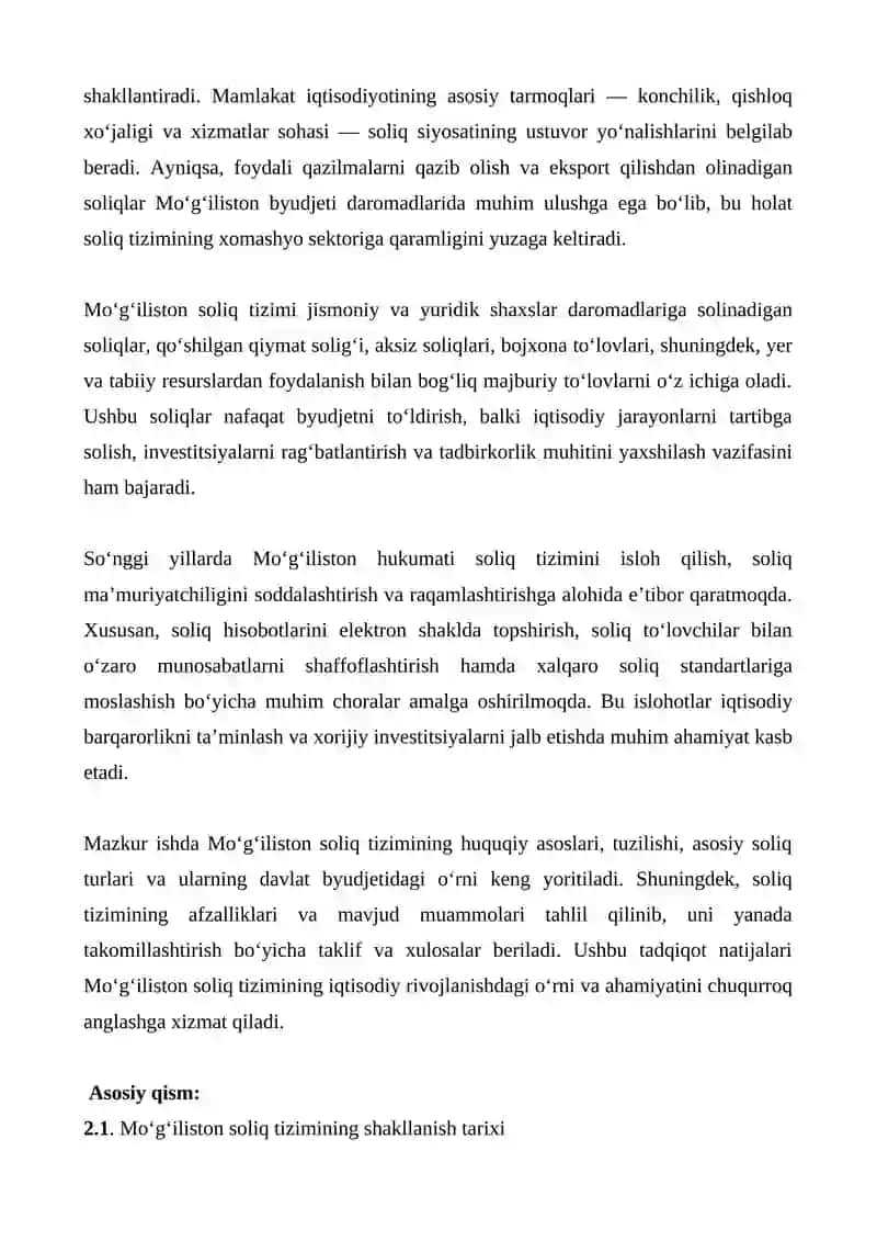 Moʻgʻiliston soliq tizimi 4