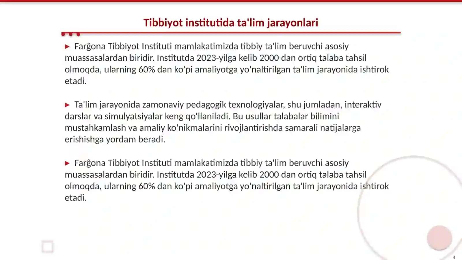 Òquvchilarning bilim konikma va malakalarini nazorat qilish va baholash 4