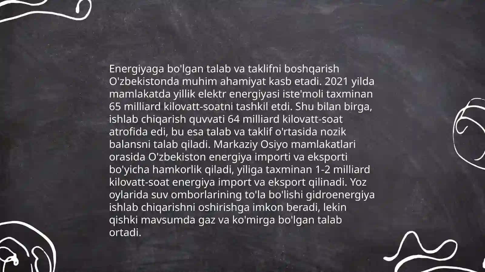 Energiya almashinuvi boshqarilishi 4