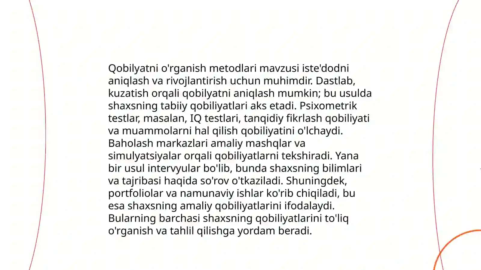 Qobilyat va uning rivojlanishi 4