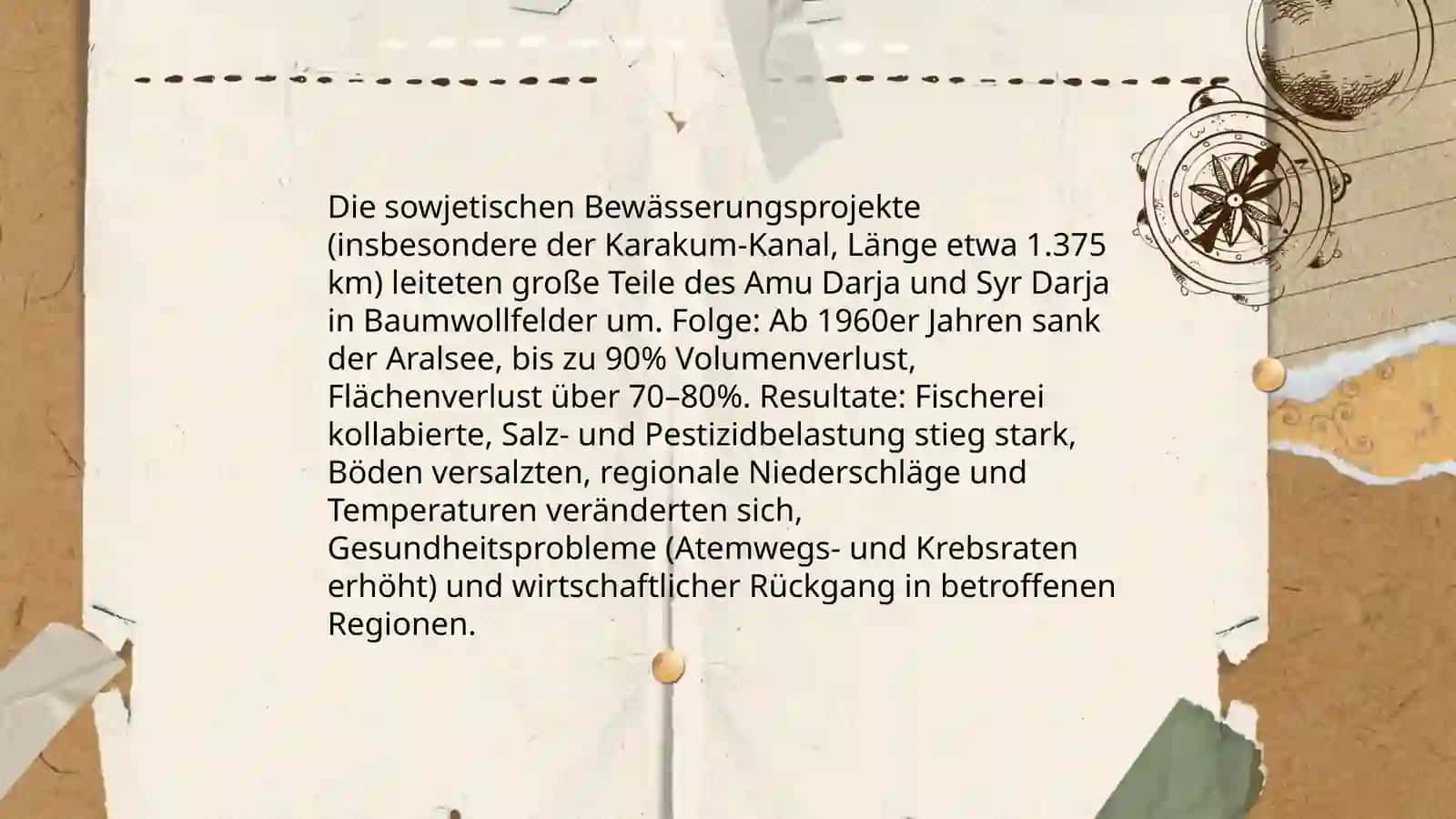 Der Aralsee.Das größte ökologische Katastrophengebiet 4