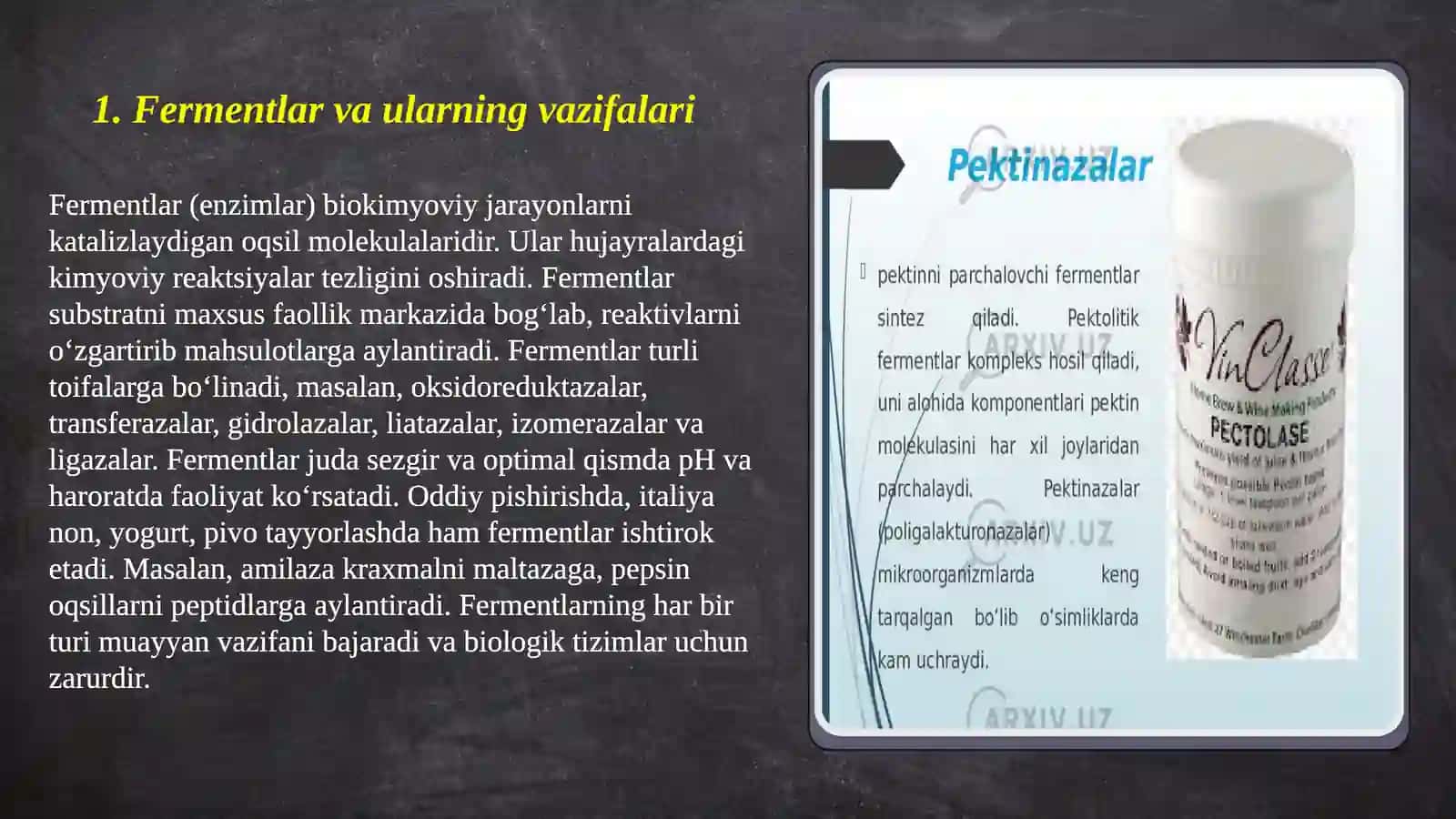Fermentlar yordamida aminokislotalar sintezi 4