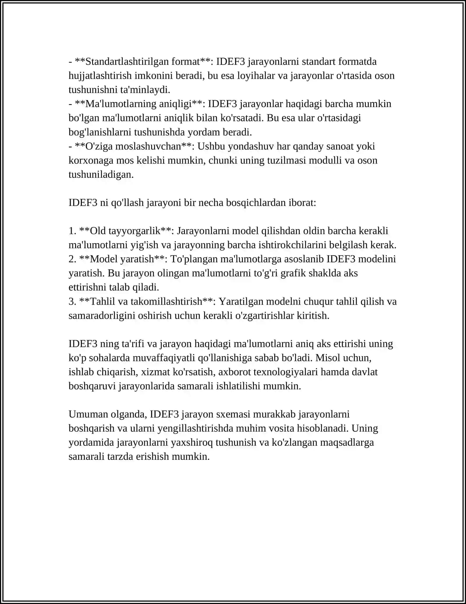 IDEF3 JARAYON SXEMASI 4