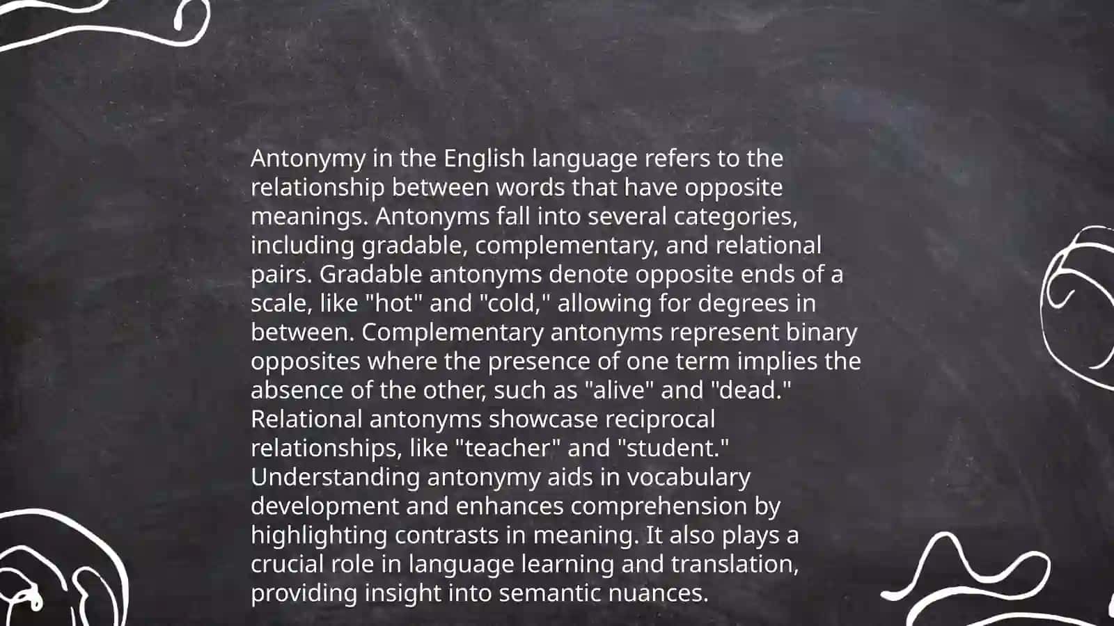 how can the meanings of words relate to each other in english 4
