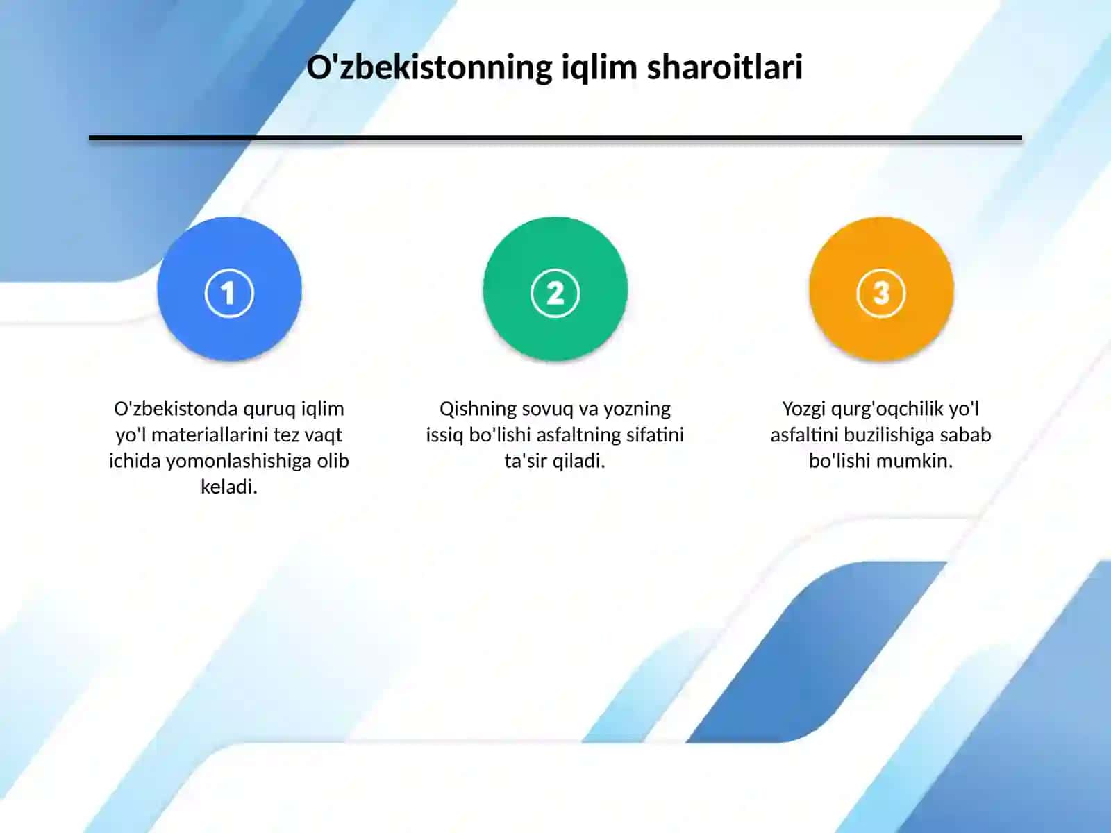 O'zbekiston Respublikasi Hududiy Sharoitidagi Yol Tushmalari va Sharoitlar 4