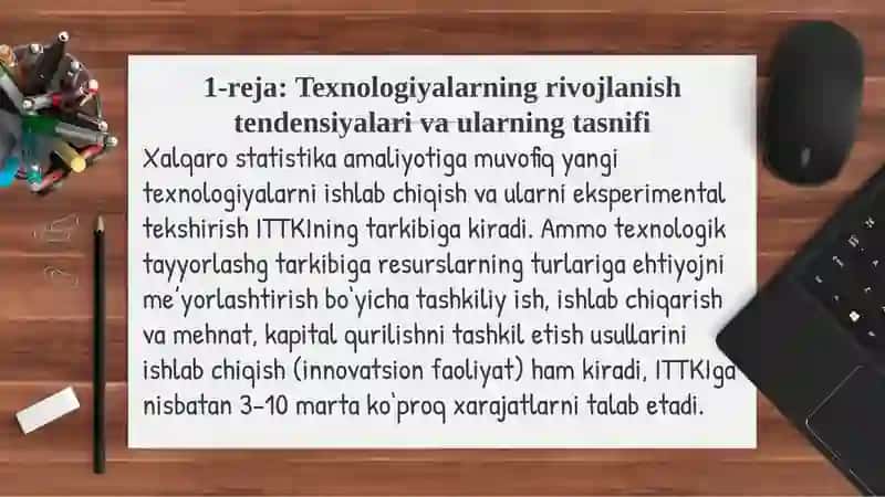 Korxonalardagi innovatsiyalar marketing 4