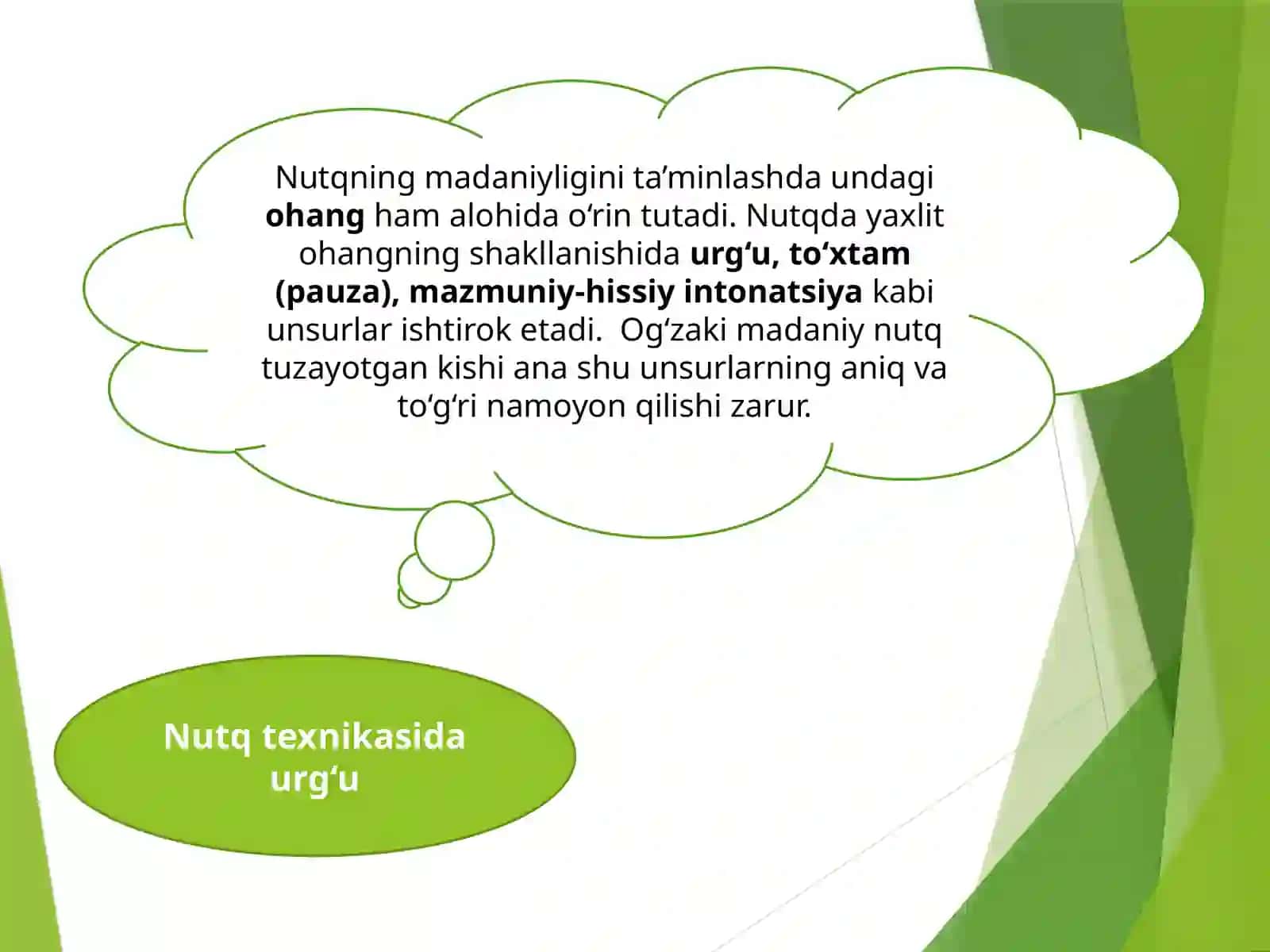 NUTQ TEXNIKASIDA URG‘U VA TO‘XTAM (PAUZA) 4