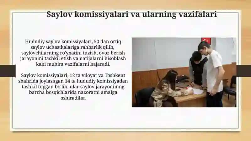 Oʻzbekiston Saylov tizimi tushunchasi 4