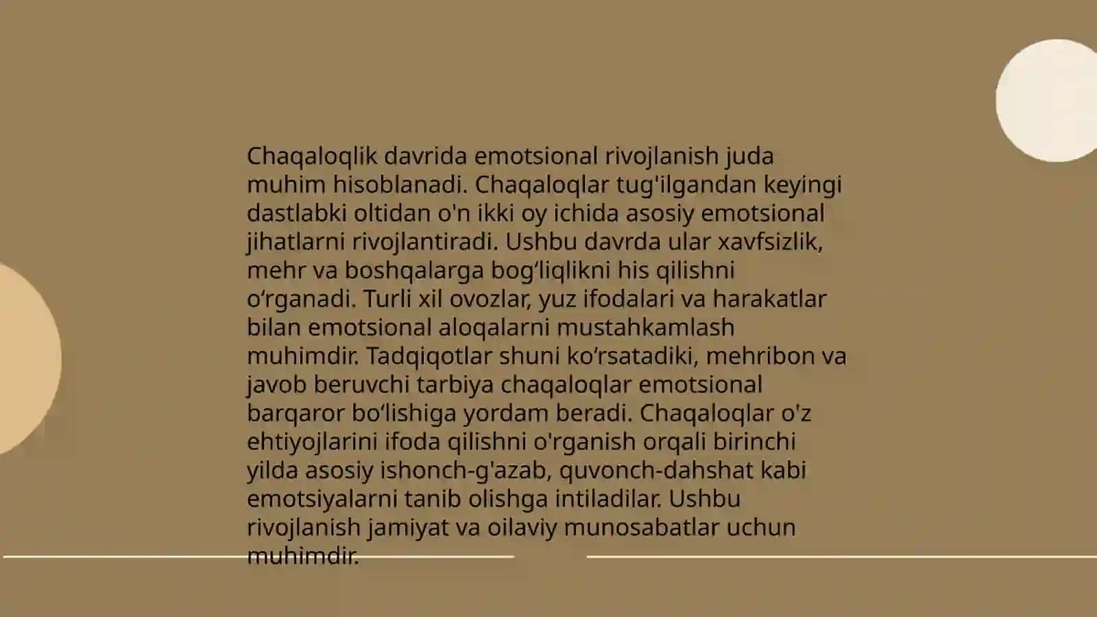 Chaqaloqlik davrining psixologik xususiyatlari 4