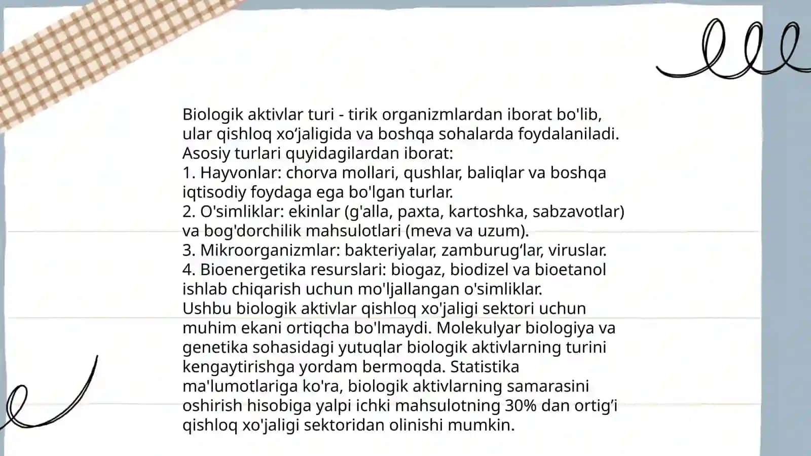 Biologik aktivlar xisobi 4