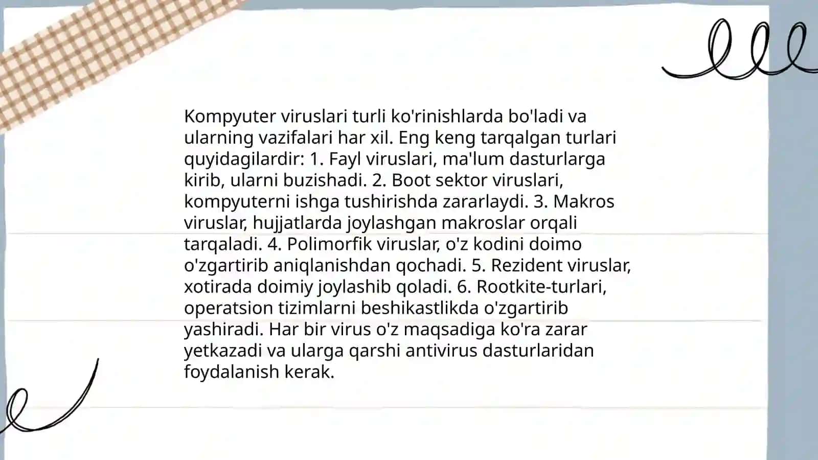 Kompyuter viruslari va virusdan ximoyalanish 4