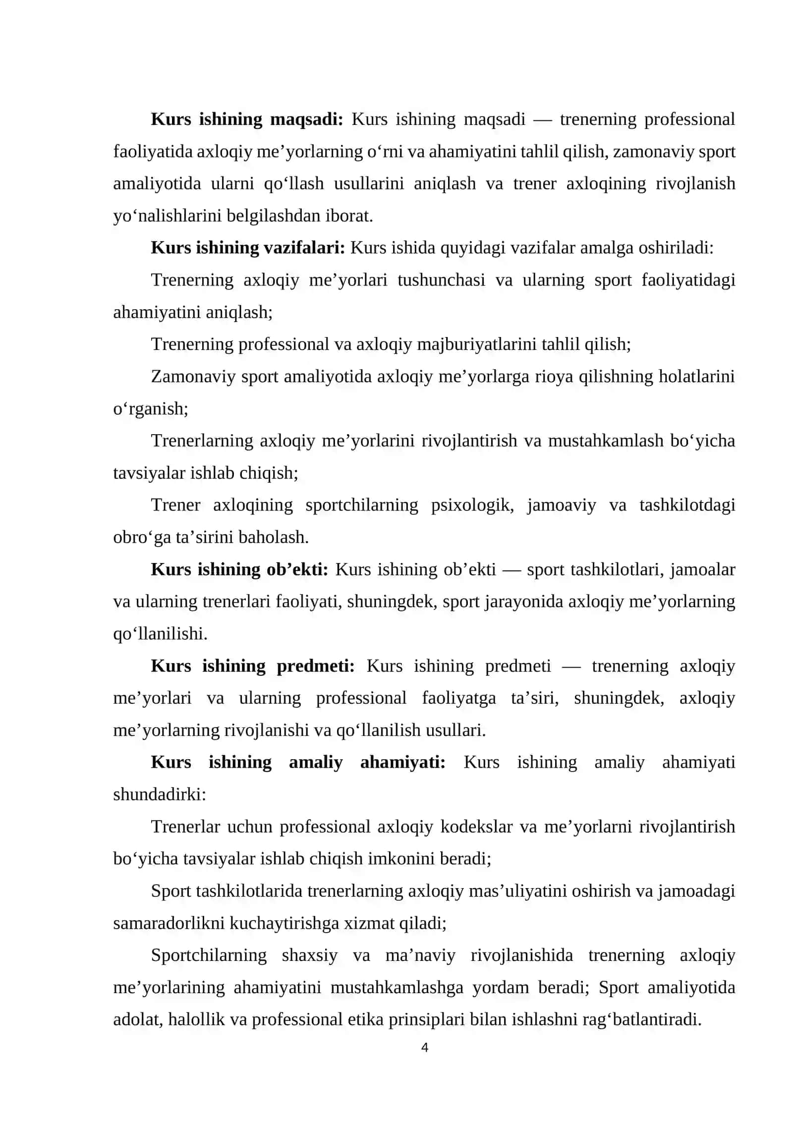 TRENERNING AXLOQIY ME’YORLARI 4