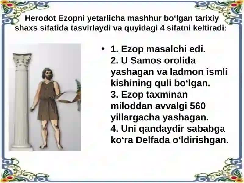 Frigiyalik faylasuf Ezop 4