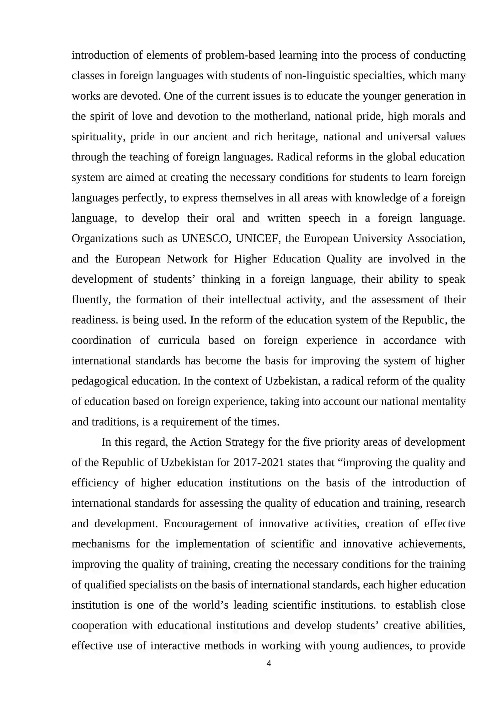 METHODS OF TEACHING FOREIGN LANGUAGES IN HIGHER EDUCATIONAL ESTABLISHMENTS 4