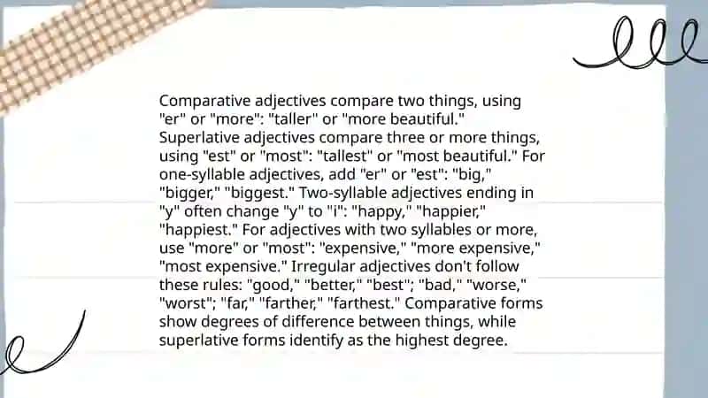 Adjictives 4
