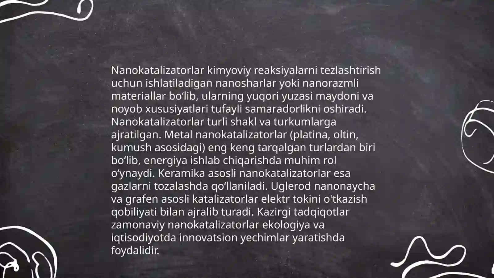 Nanokatalizning asosiy tushunchalari 4