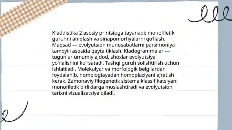 Zamonaviy filogenetik sistema 4
