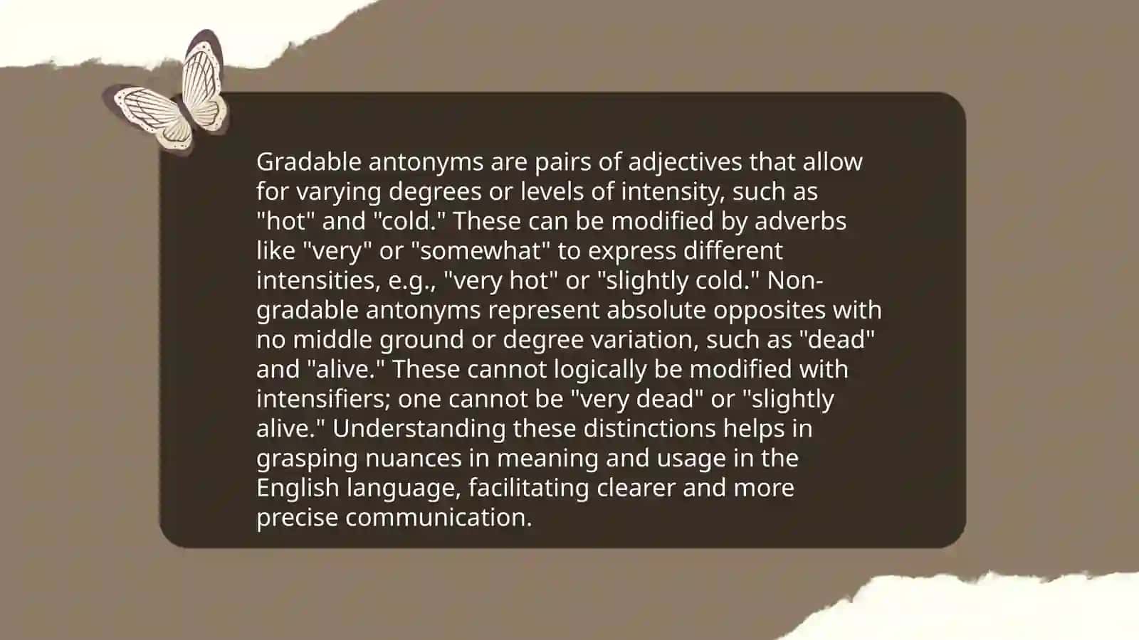 Some debatable points of antonyms 4