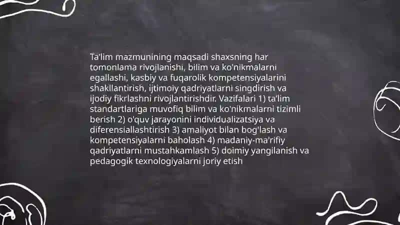 Taʼlim mazmuni va mohiyati 4