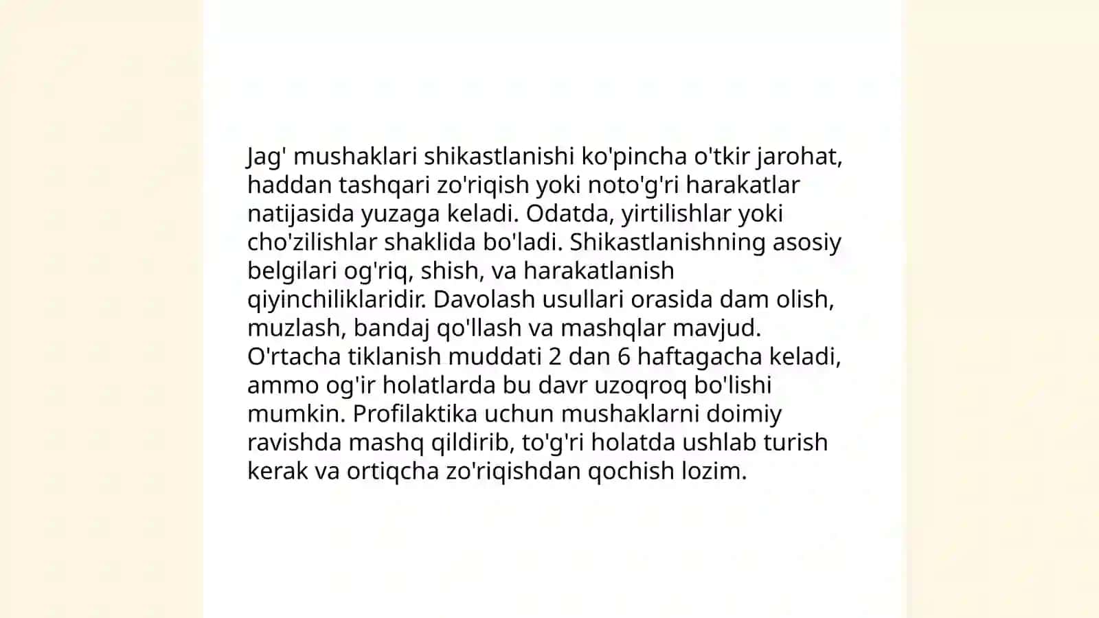 Yuz jag' suyaklari sinishi 4