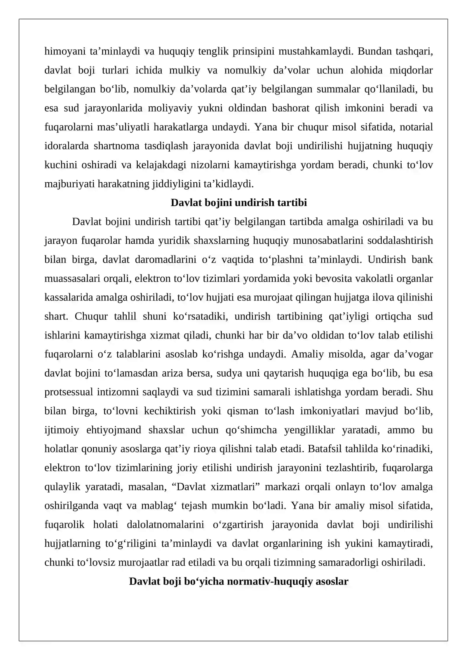Davlat bojidan ozod qilish asoslari 4