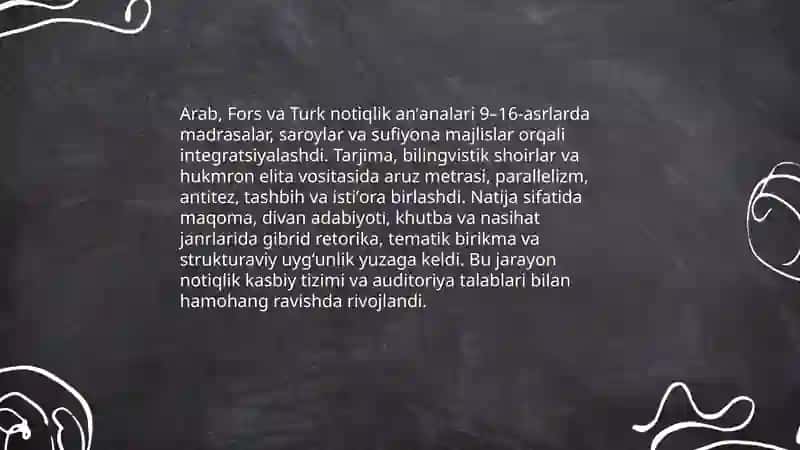 Sharqda nutq madaniyati va notiqlik 4