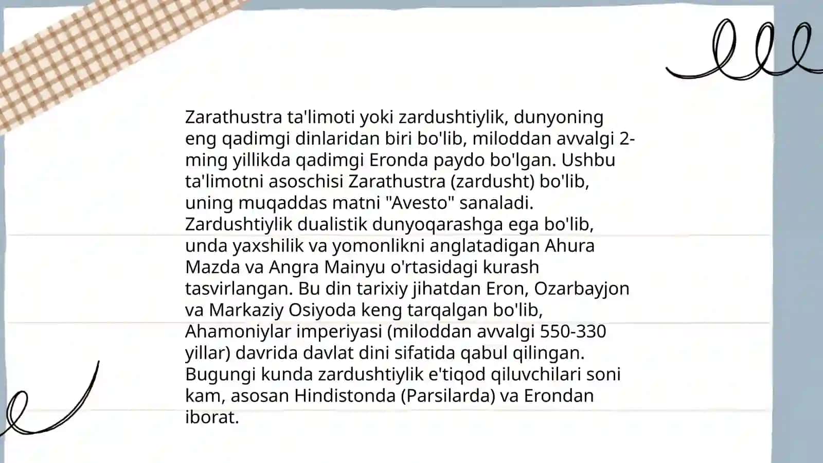 Avesto turkumiga kirga kitoblar 4