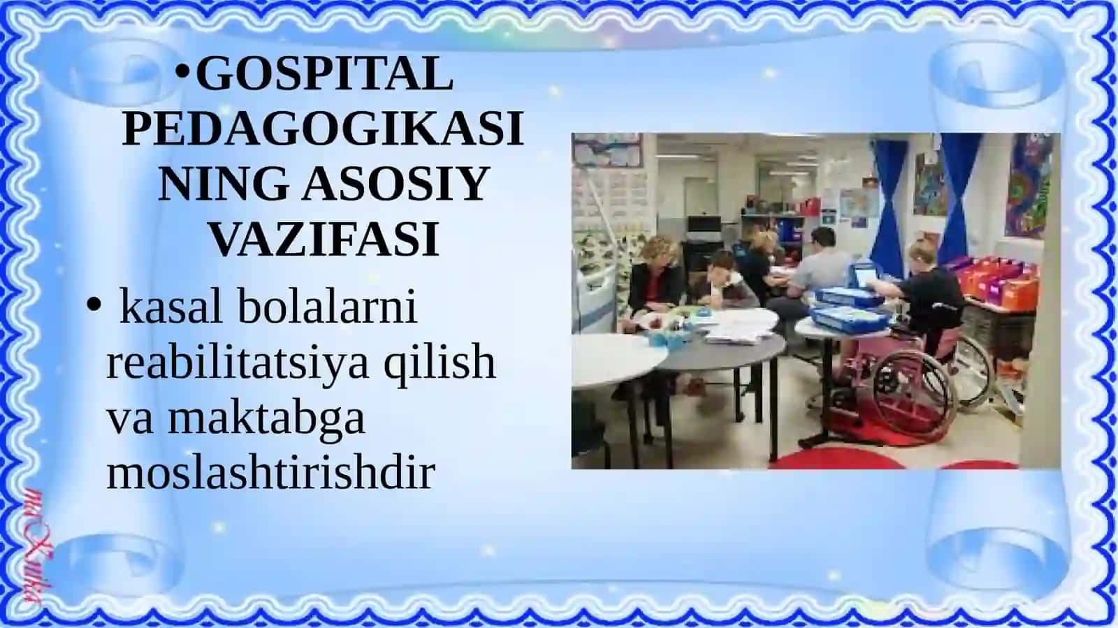 Gospetal Pedagogikasi va inkluziv ta'lim 4