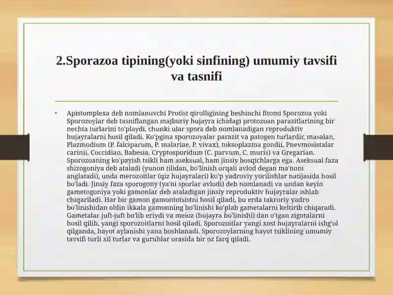 Kasallik qo’zg’atuvchi bir hujayralilar 4
