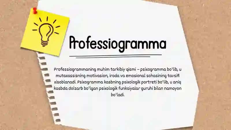 Professiogrammaning boshqaruv jarayonidagi ahamiyati 4