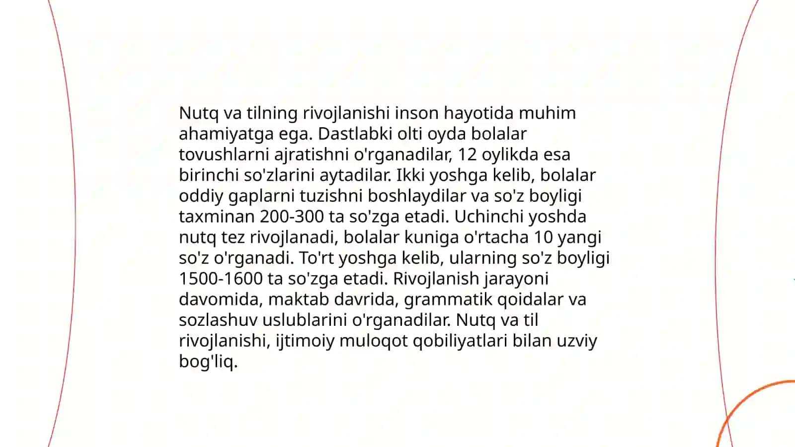 Bolalarning erta yoshdagi kognitiv rivojlanish masalalari 4