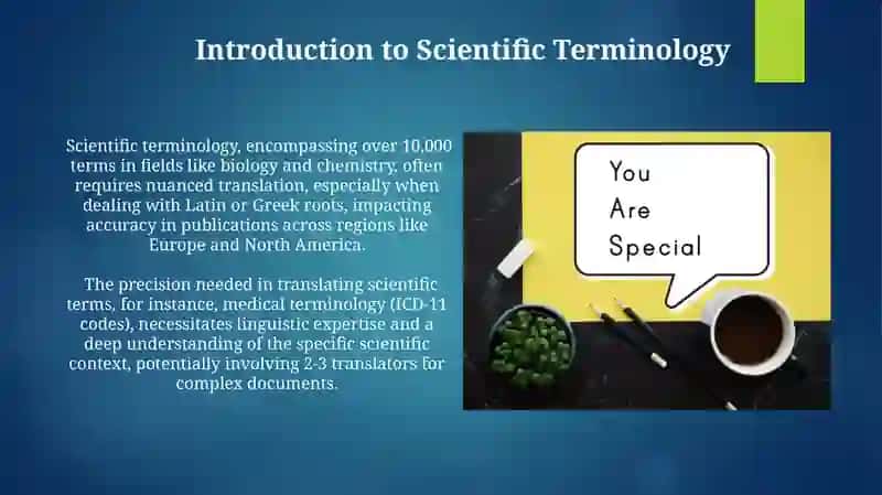 The translation of scientific terms 4