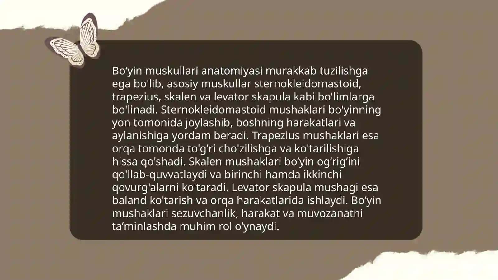 Bosh va boʻyin muskullari 4