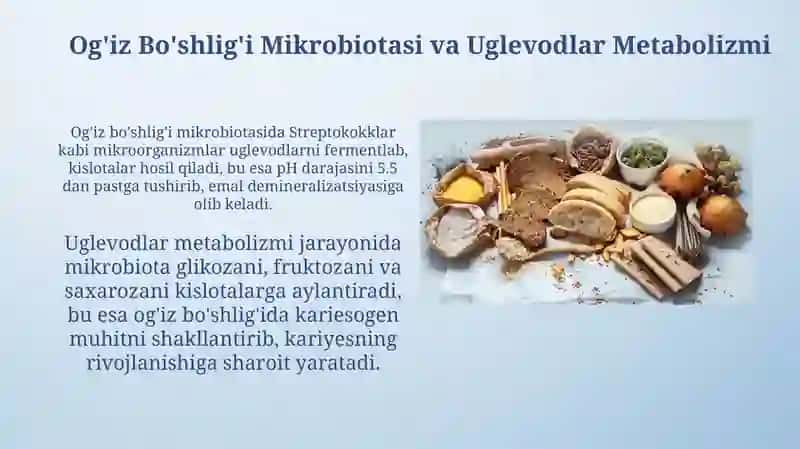 Uglevodlar va Qattiq To'qimalar Salomatligi 4