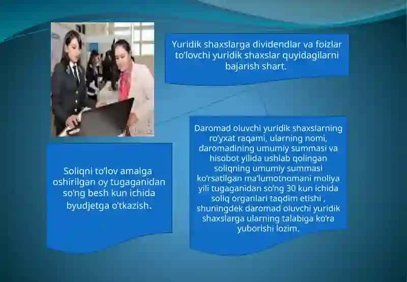Yuridik shaxslar soliqlari va yig'imlari 4