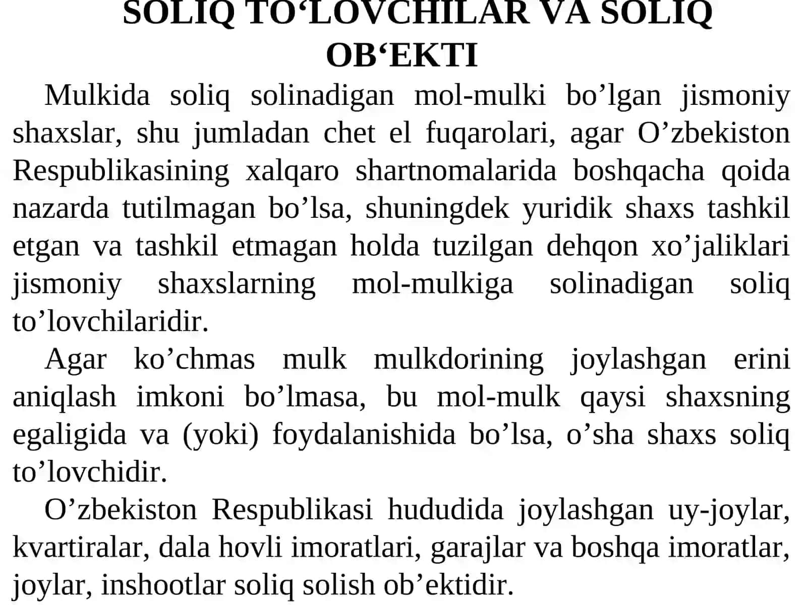 MOL-MULK SOLIG‘I 4