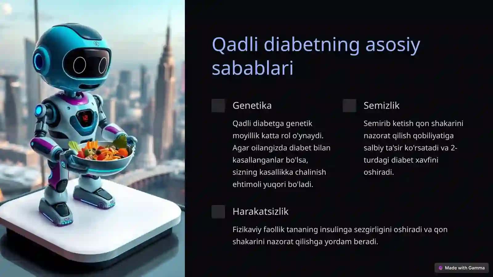 Qadli diabet: Sabablari, Turlari va Davolash Choralari 4