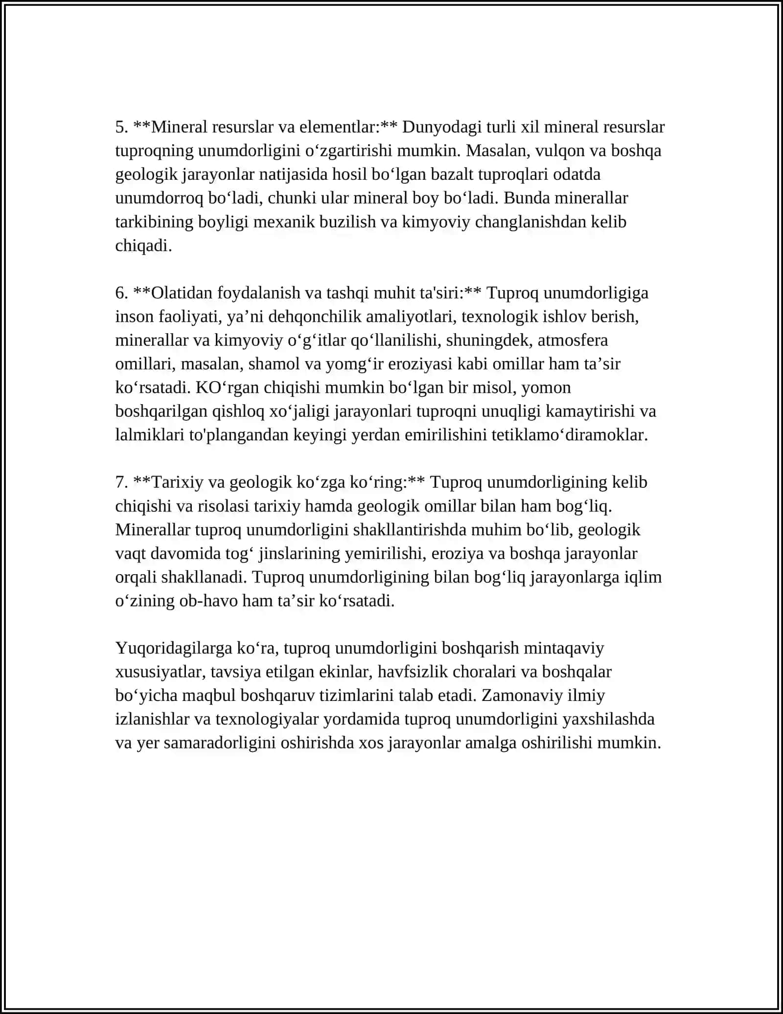 Tuproqlar unumdorligi 4
