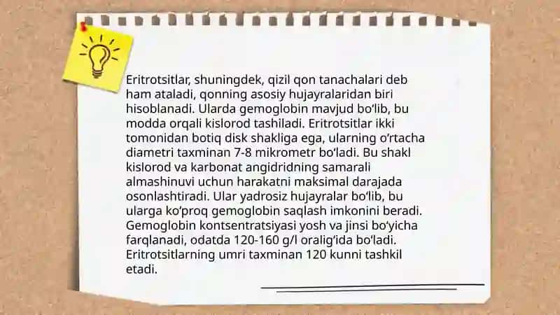 Qon shakli elementlari mikraskopik tuzilishi 4