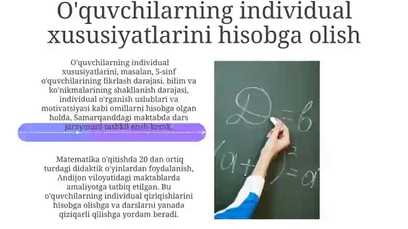Matematika o'qitish metodikasi 4