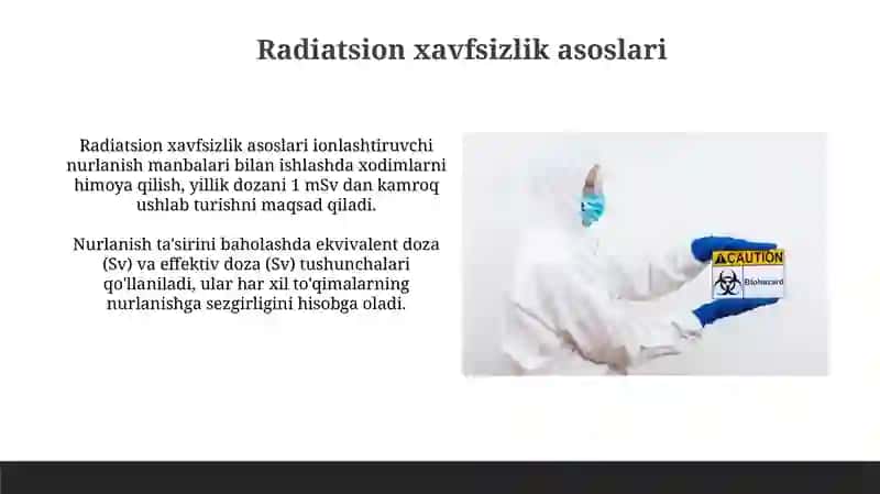 Favqulotdavaziyatni baholashRadiatsion holatRadioaktiv zararlanish manbalariZonalar tavsiflari 4