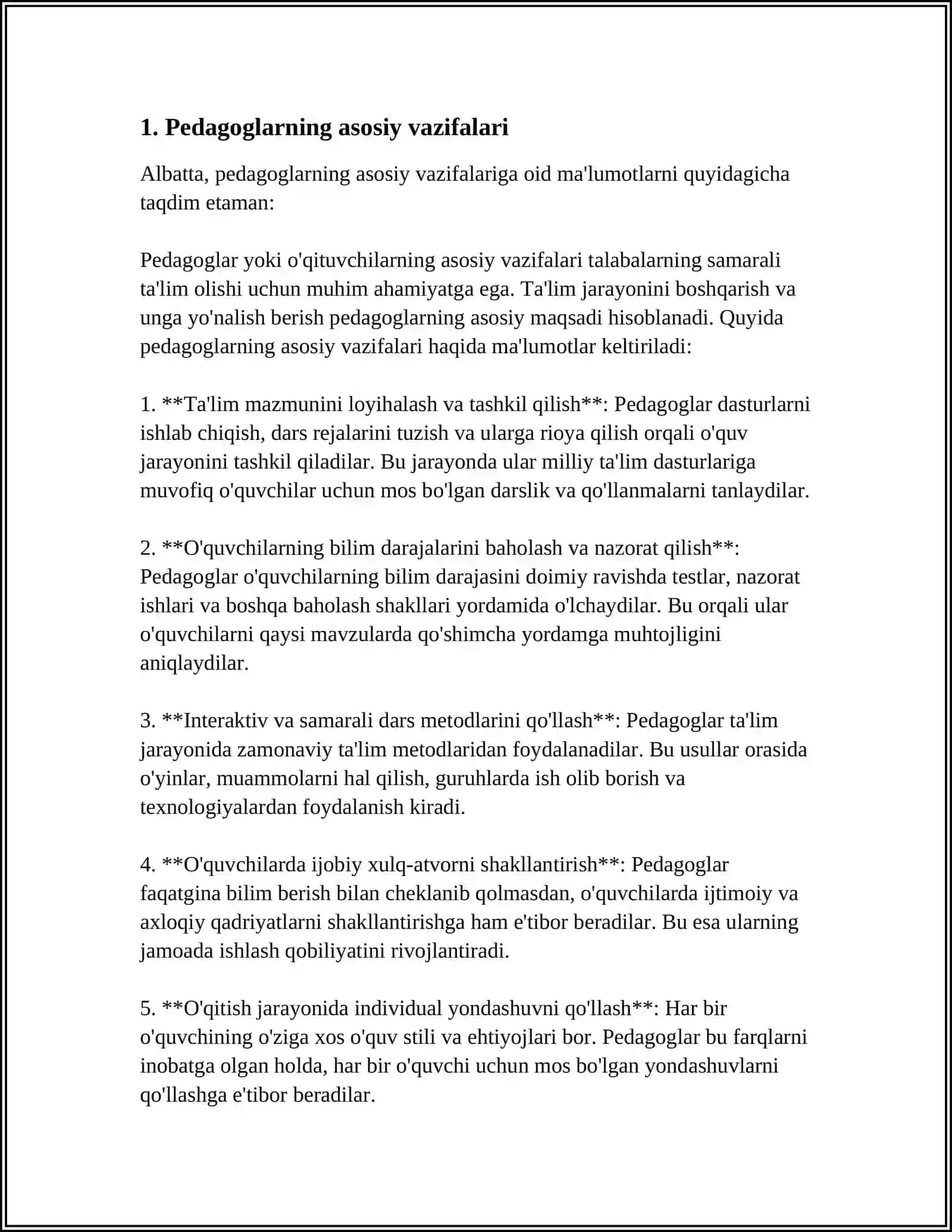 MAKTABGACHA TAʼLIM TASHKILOTI PEDAGOGLARINING LAVOZIM VAZIFALARI MAVZUSINI,,KLASTERʼʼ USULGA SOLISH 4