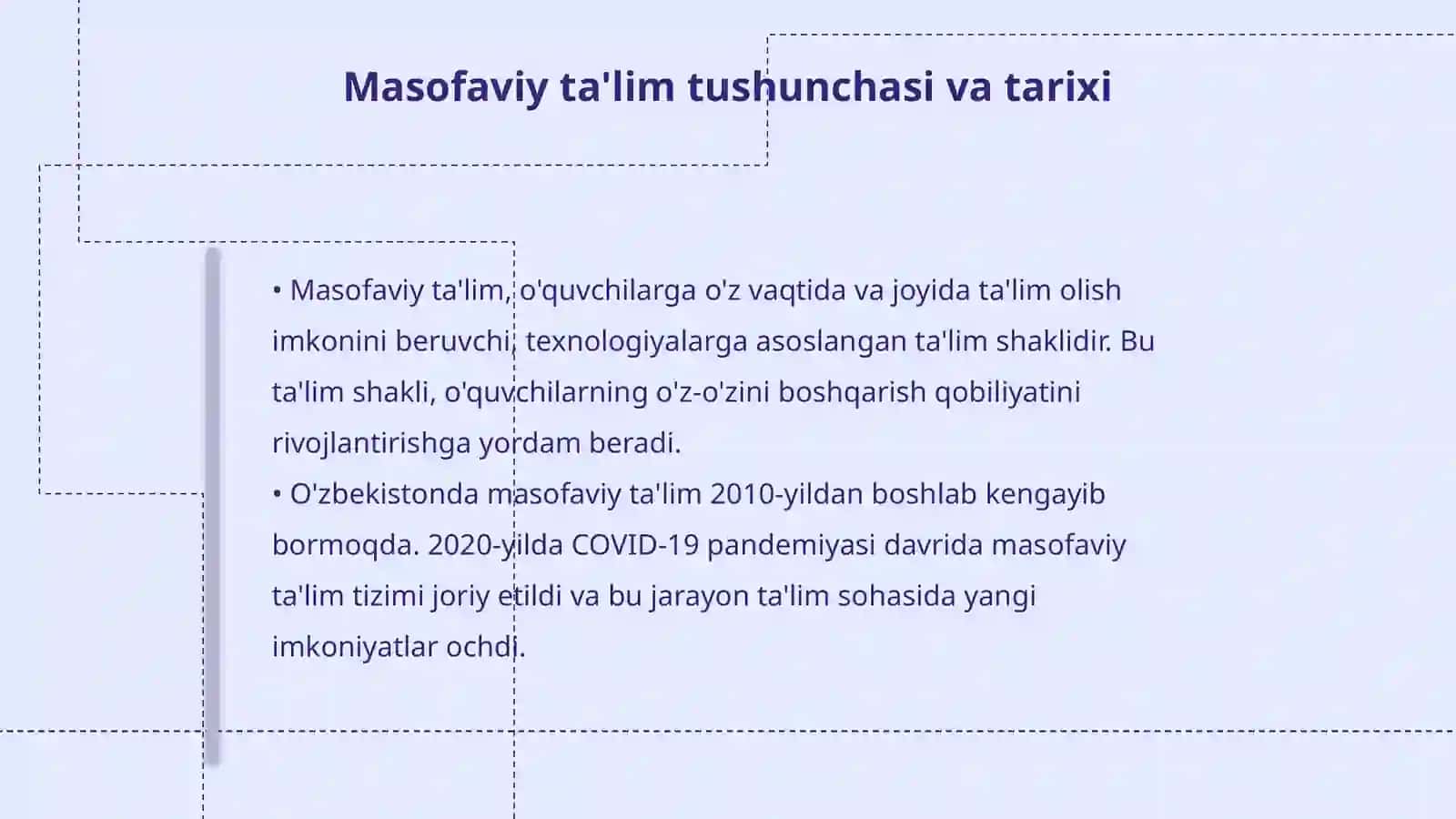 Masofaviy talim 4