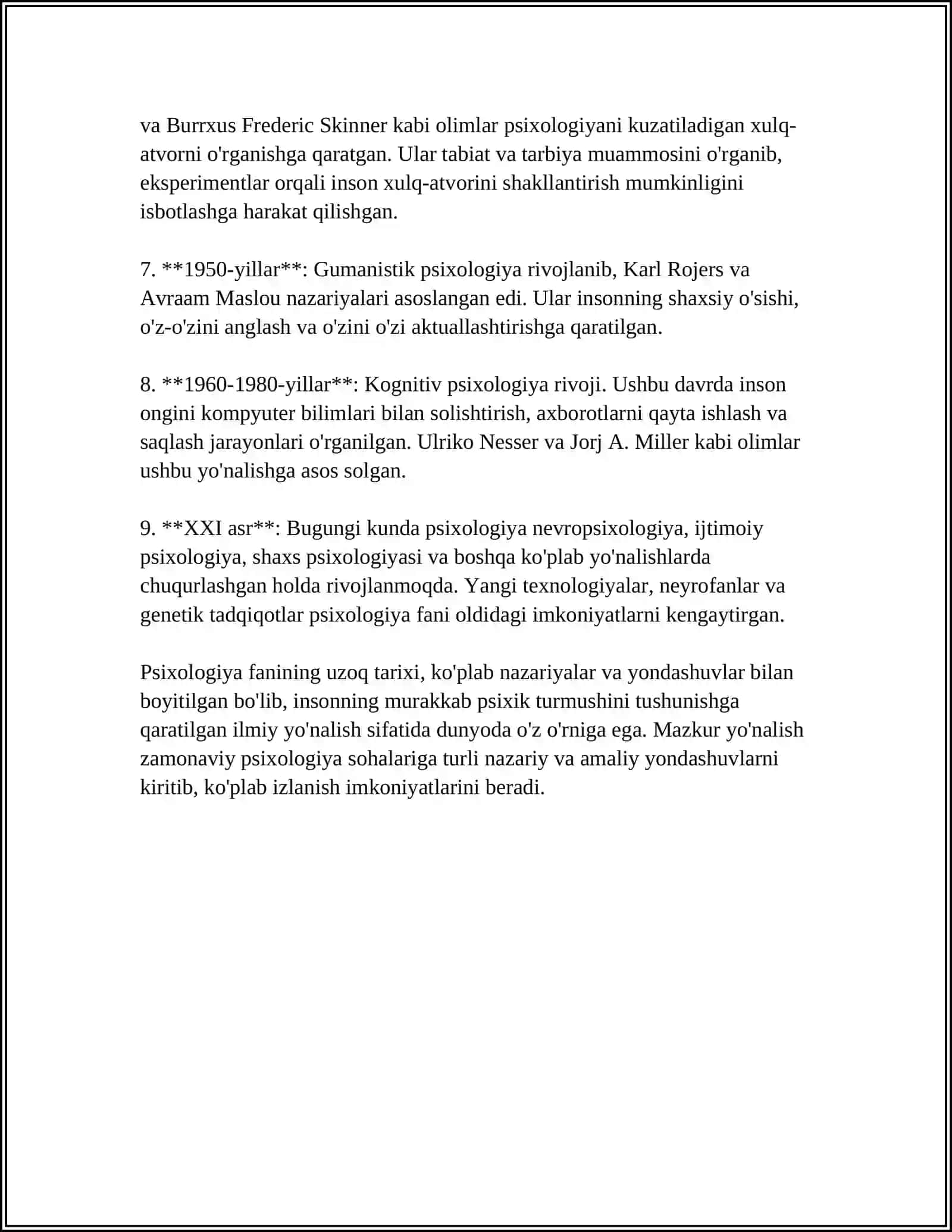 PSIXOLOGIYAGA KIRISH 4