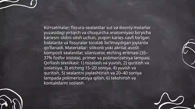 Kariesni Mahalliy Profilaktikasi 4