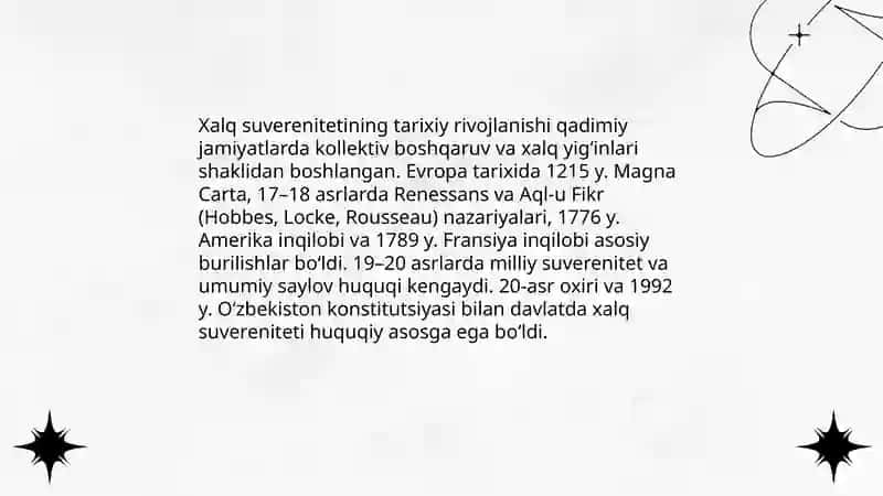 Xalq suverenitet mazmun mohiyati 4