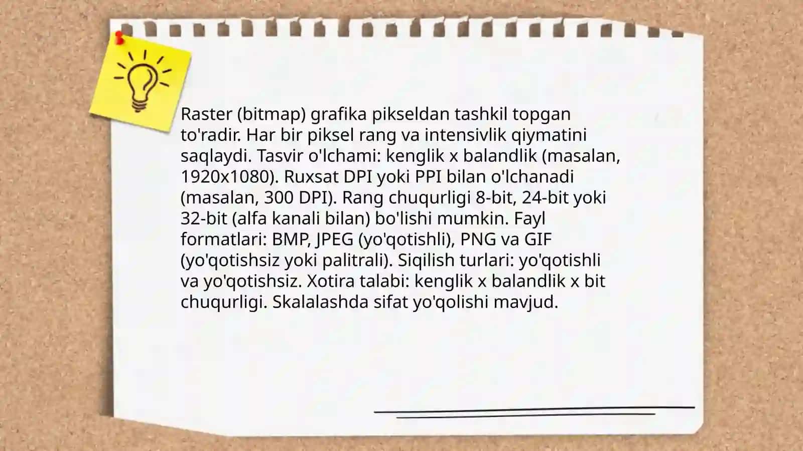 Kompiyuter grafikasi va uning turlari mavzusida referat yozish 4